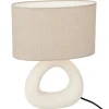 Lampa stołowa kremowa h33,5 cm * Hot