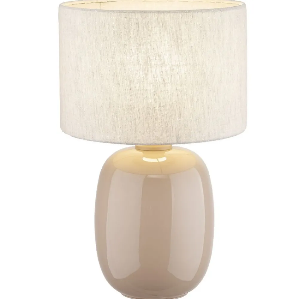 Lampa stołowa MELODY sabia beżowa 1xE27 * TK Lighting New