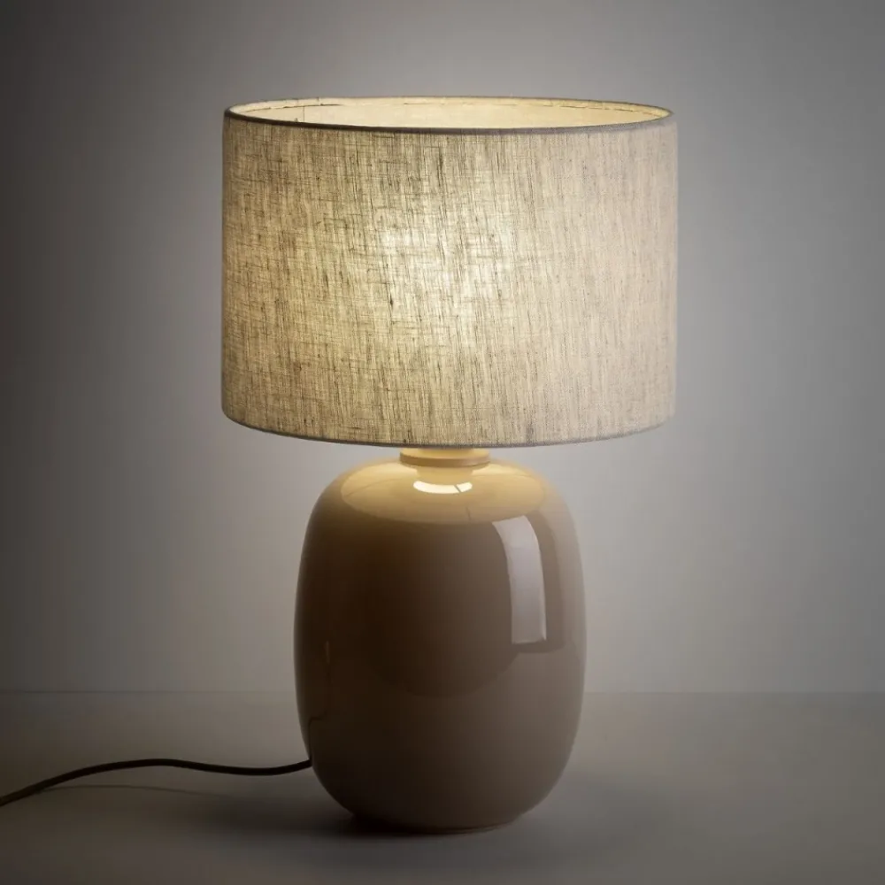 Lampa stołowa MELODY sabia beżowa 1xE27 * TK Lighting New
