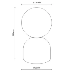 Lampa stołowa MIKI pomarańczowa 1xG9 * TK Lighting Best
