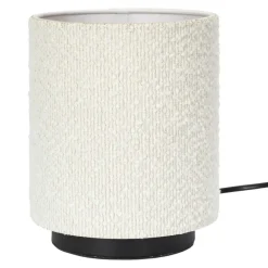 Lampa stołowa MOONA boucle krem 25 cm * HowHomely Hot