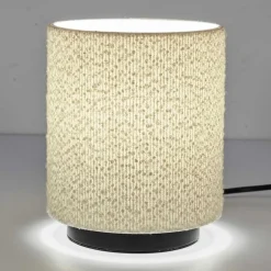 Lampa stołowa MOONA boucle krem 25 cm * HowHomely Hot