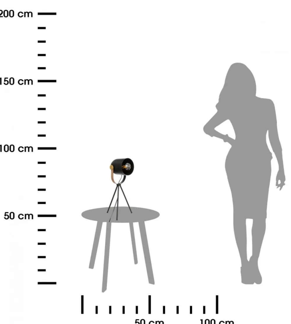 Lampa stołowa na trójnogu Bil 45 cm * Atmosphera Best