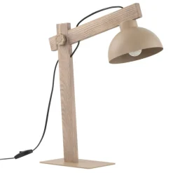 Lampa stołowa OSLO sabia beżowa 1xE27 * TK Lighting New