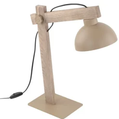 Lampa stołowa OSLO sabia beżowa 1xE27 * TK Lighting New