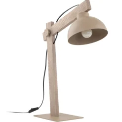 Lampa stołowa OSLO sabia beżowa 1xE27 * TK Lighting New