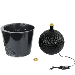 Lampa stołowa SANTANA czarna 1xE27 * TK Lighting Discount