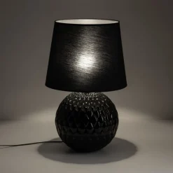Lampa stołowa SANTANA czarna 1xE27 * TK Lighting Discount