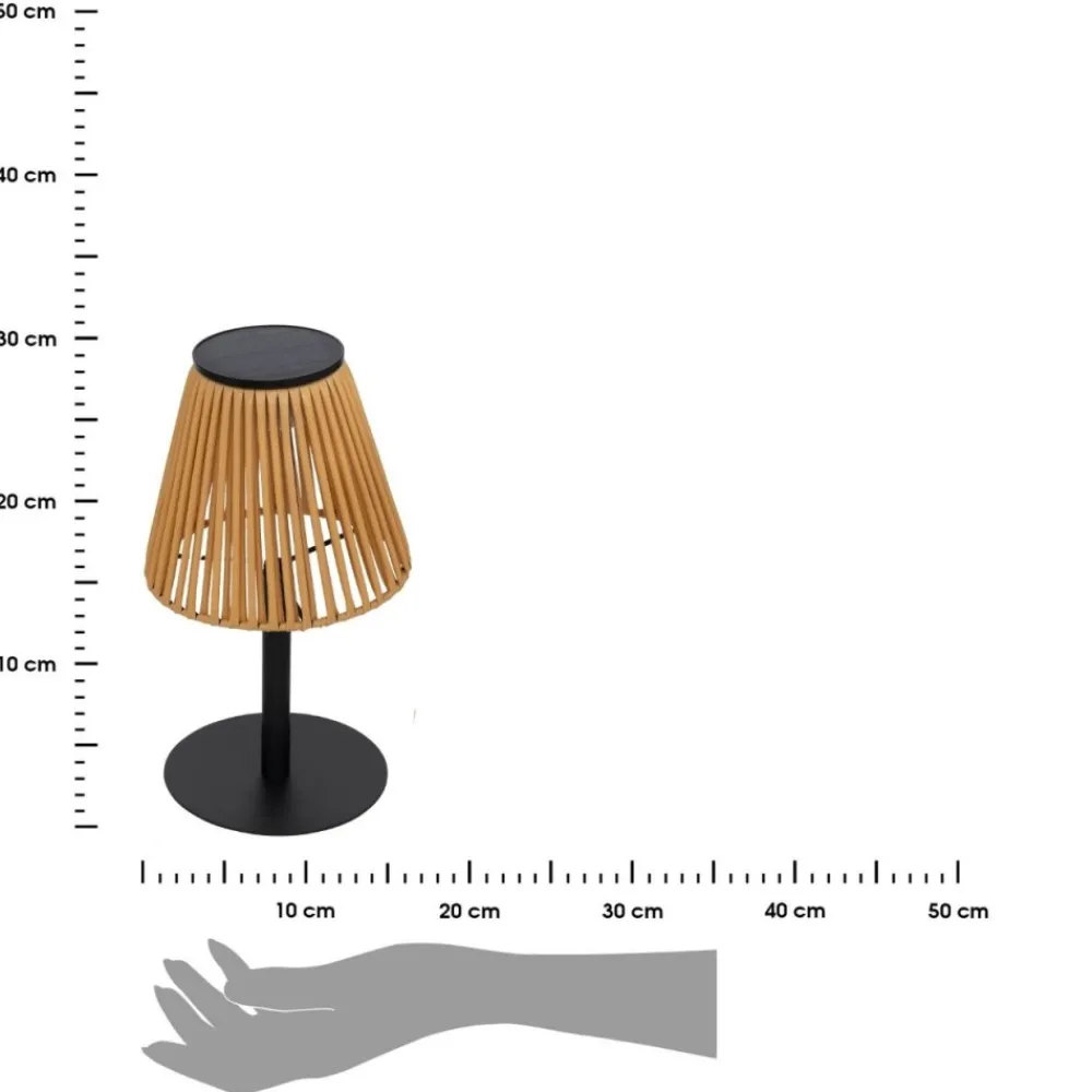 Lampa stołowa solarna LED 30 cm Kesy * Atmosphera Discount