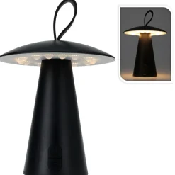 Lampa stołowa USB LED czarna 17 cm * H&S Decoration Clearance
