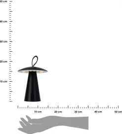 Lampa stołowa USB LED czarna 17 cm * H&S Decoration Clearance