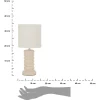 Lampa stołowa Vinas 33 cm kremowa * Atmosphera Clearance