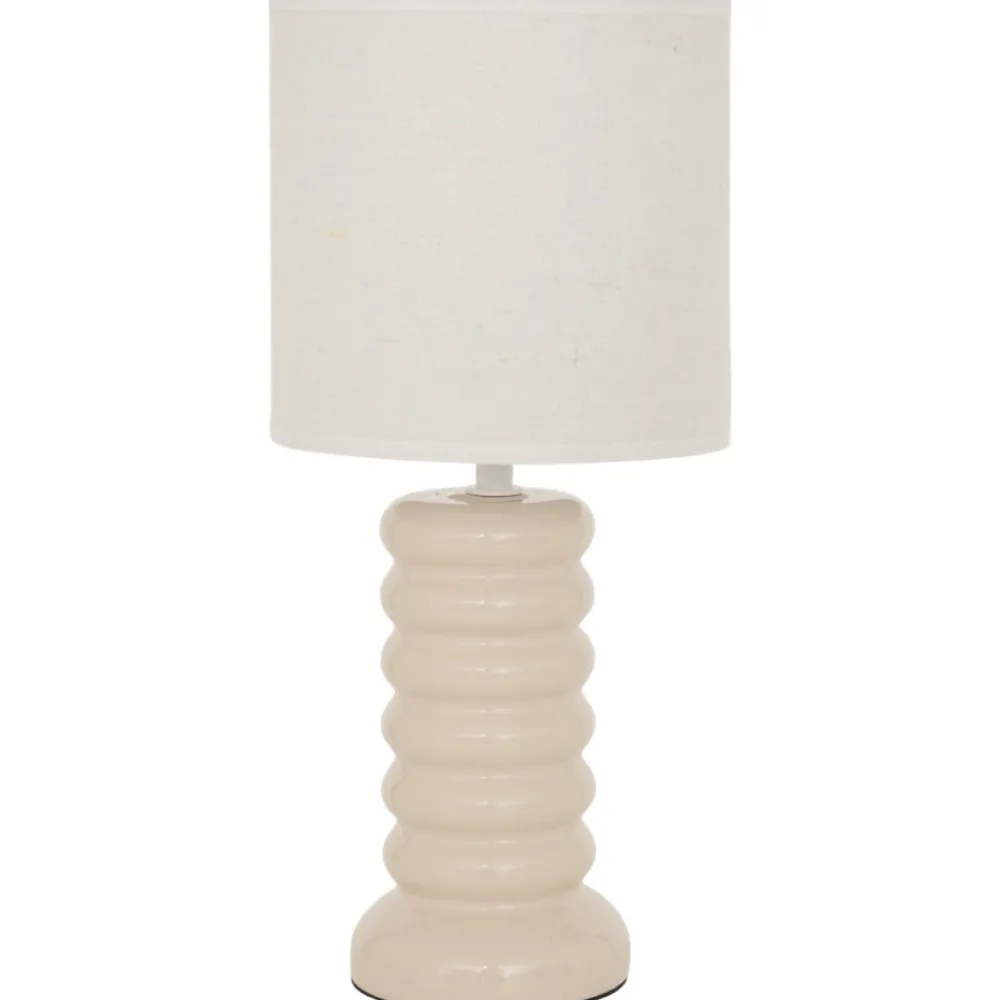 Lampa stołowa Vinas 33 cm kremowa * Atmosphera Clearance