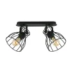 Lampa Sufitowa ALANO Czarny Metalowe Klosze 2xE27 * TK Lighting Outlet