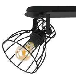 Lampa Sufitowa ALANO Czarny Metalowe Klosze 2xE27 * TK Lighting Outlet