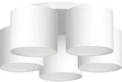 Lampa Sufitowa ARDEN Biały Abażur 5xE27 * Luminex Clearance