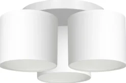 Lampa Sufitowa ARDEN Biały Abażur 3xE27 * Luminex Discount