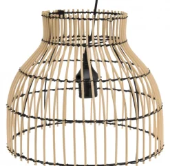 Lampa sufitowa bambus Natural 31x26 cm * H&S Decoration Discount