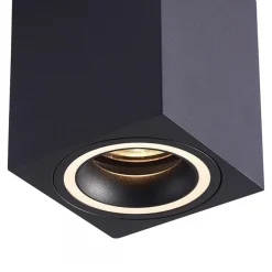 Lampa Sufitowa BIMA RING Czarmy 1xGU10 8cm * Eko-light Hot