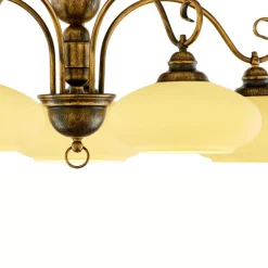 Lampa sufitowa BOLERO złoty patynowany 5xE27 * Jupiter Outlet