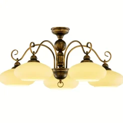 Lampa sufitowa BOLERO złoty patynowany 5xE27 * Jupiter Outlet