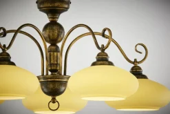 Lampa sufitowa BOLERO złoty patynowany 5xE27 * Jupiter Outlet