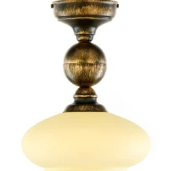 Lampa sufitowa BOLERO złoty patynowany 1xE27 * Jupiter Outlet
