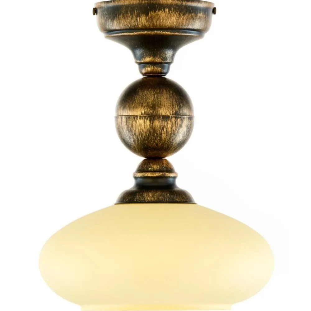 Lampa sufitowa BOLERO złoty patynowany 1xE27 * Jupiter Outlet