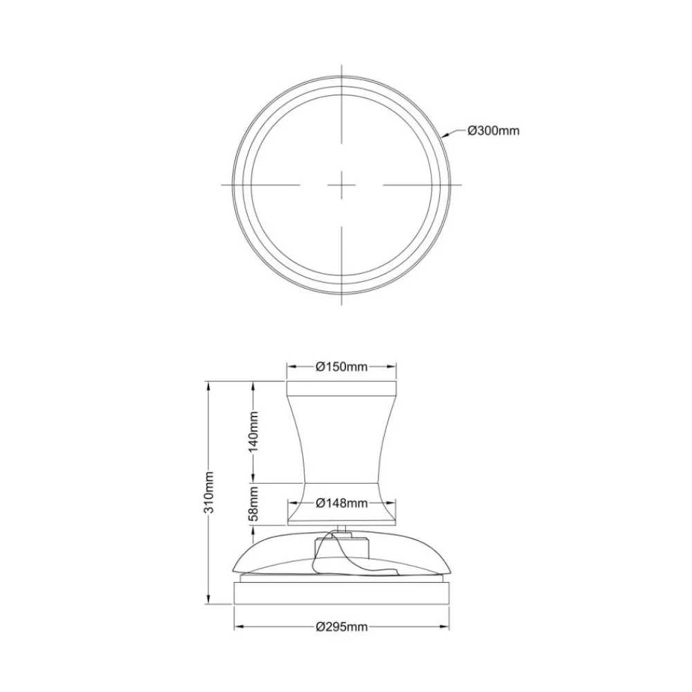 Lampa sufitowa BREEZE czarna 1xLED z wiatrakiem i pilotem * TK Lighting