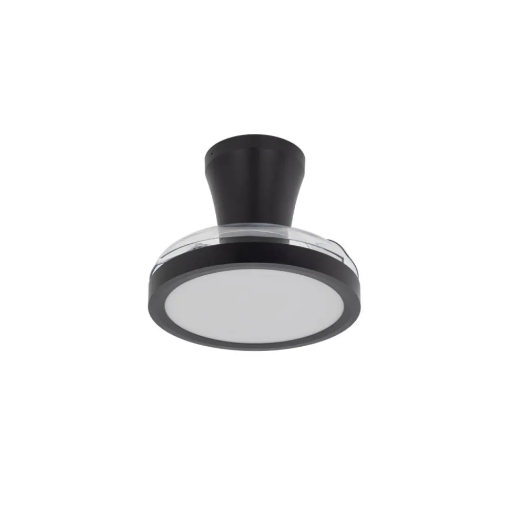 Lampa sufitowa BREEZE czarna 1xLED z wiatrakiem i pilotem * TK Lighting