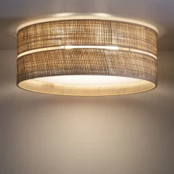 Lampa sufitowa CALMA słomkowa 4xE27 45 cm * TK Lighting Best