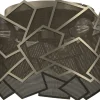 Lampa Sufitowa CAMO Złoty Szary Metalowy Klosz 3xE27 50cm * Luminex Hot