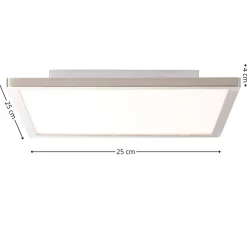 Lampa sufitowa CERES chrom biała 1xLED 10W * TK Lighting Clearance