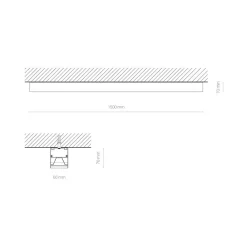 Lampa Sufitowa CL OFFICE Czarny 40W 4000K 151cm * Nowodvorski Sale