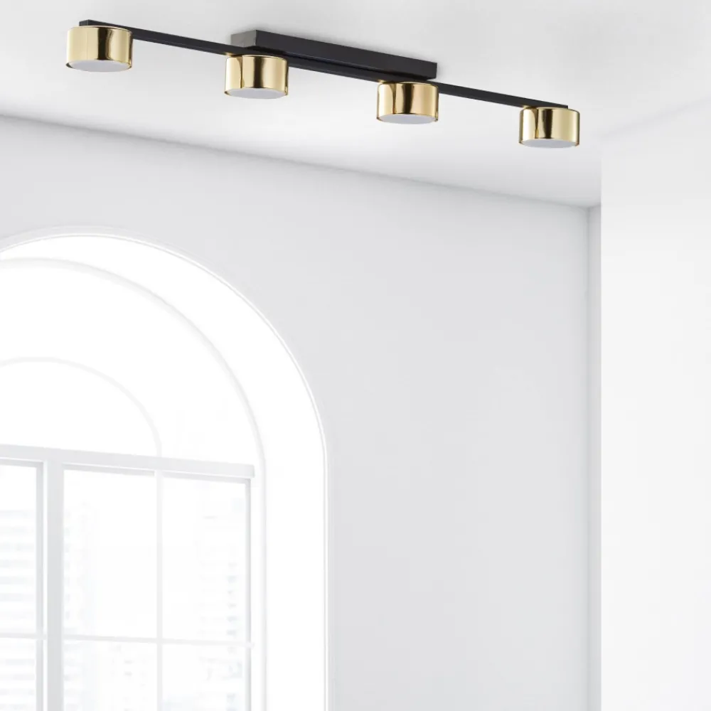 Lampa Sufitowa DALLAS Złoty 4xGX53 * TK Lighting New