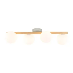 Lampa sufitowa ESTERA WOOD biała sosna 4xG9 * TK Lighting Clearance
