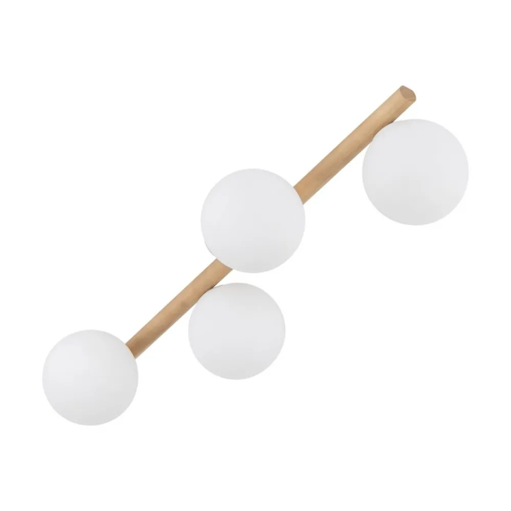 Lampa sufitowa ESTERA WOOD biała sosna 4xG9 * TK Lighting Clearance