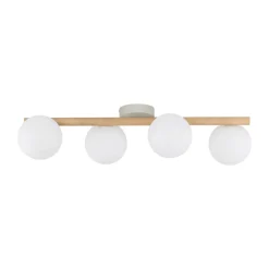 Lampa sufitowa ESTERA WOOD biała sosna 4xG9 * TK Lighting Clearance