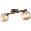 Lampa sufitowa ESTERA WOOD orzech brązowa 2xG9 * TK Lighting Clearance