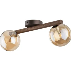 Lampa sufitowa ESTERA WOOD orzech brązowa 2xG9 * TK Lighting Clearance
