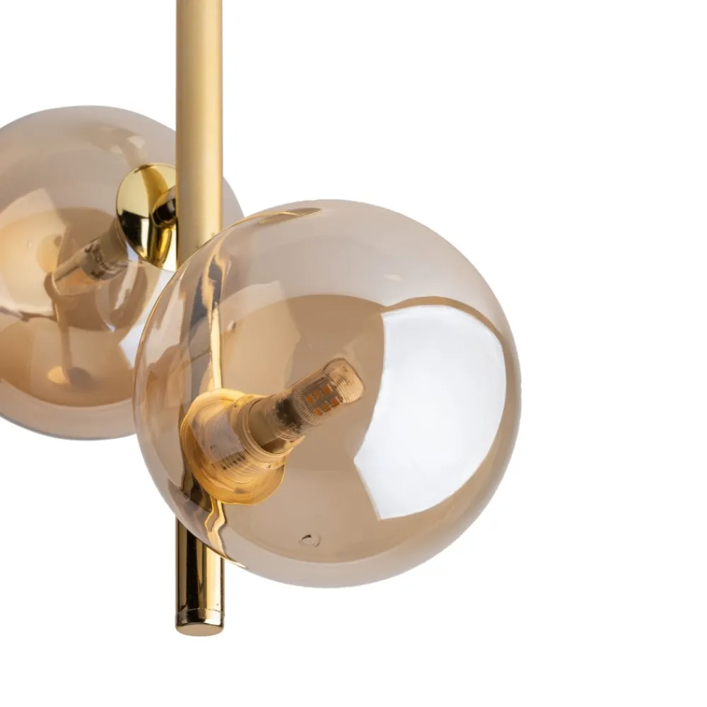 Lampa Sufitowa ESTERA Złoty Szklane Klosze 2xG9 * TK Lighting Clearance