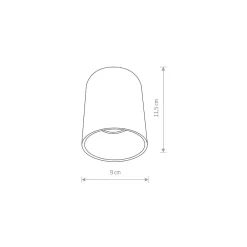 Lampa Sufitowa EYE TONE Czarny 1xGU10 IP20 * Nowodvorski Hot