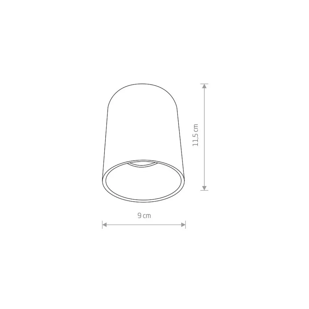 Lampa Sufitowa EYE TONE Czarny 1xGU10 IP20 * Nowodvorski Hot
