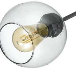 Lampa Sufitowa FAIRY Czarny Szklane Klosze 3xE27 * TK Lighting Outlet