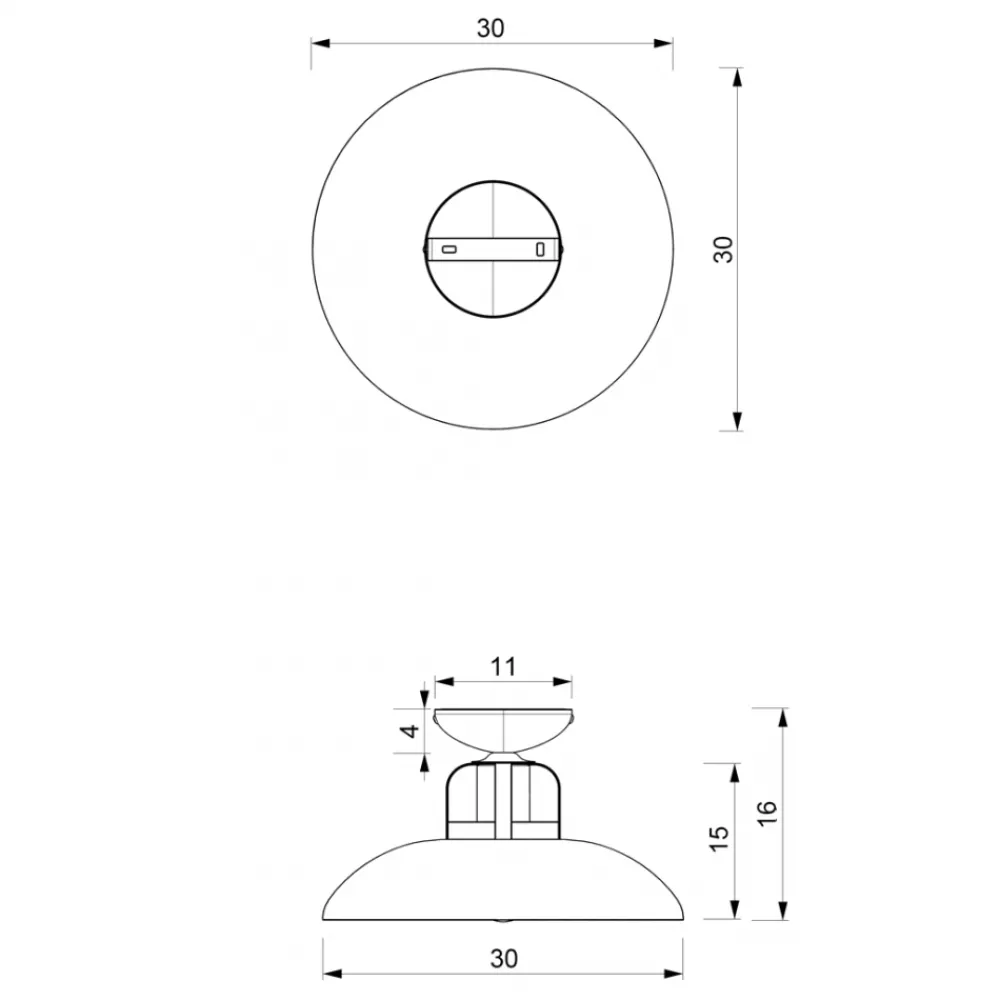 Lampa Sufitowa FELIX Biały Złoty Metalowy Klosz 1xE27 30cm * Eko-light Clearance