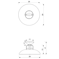 Lampa Sufitowa FELIX Zielony Złoty Metalowy Klosz 1xE27 30cm * Eko-light Hot