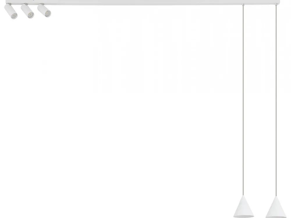 Lampa sufitowa FOURTY biała 5xGU10 * Nowodvorski Best