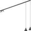 Lampa sufitowa FOURTY grafitowa 5xGU10 * Nowodvorski Best