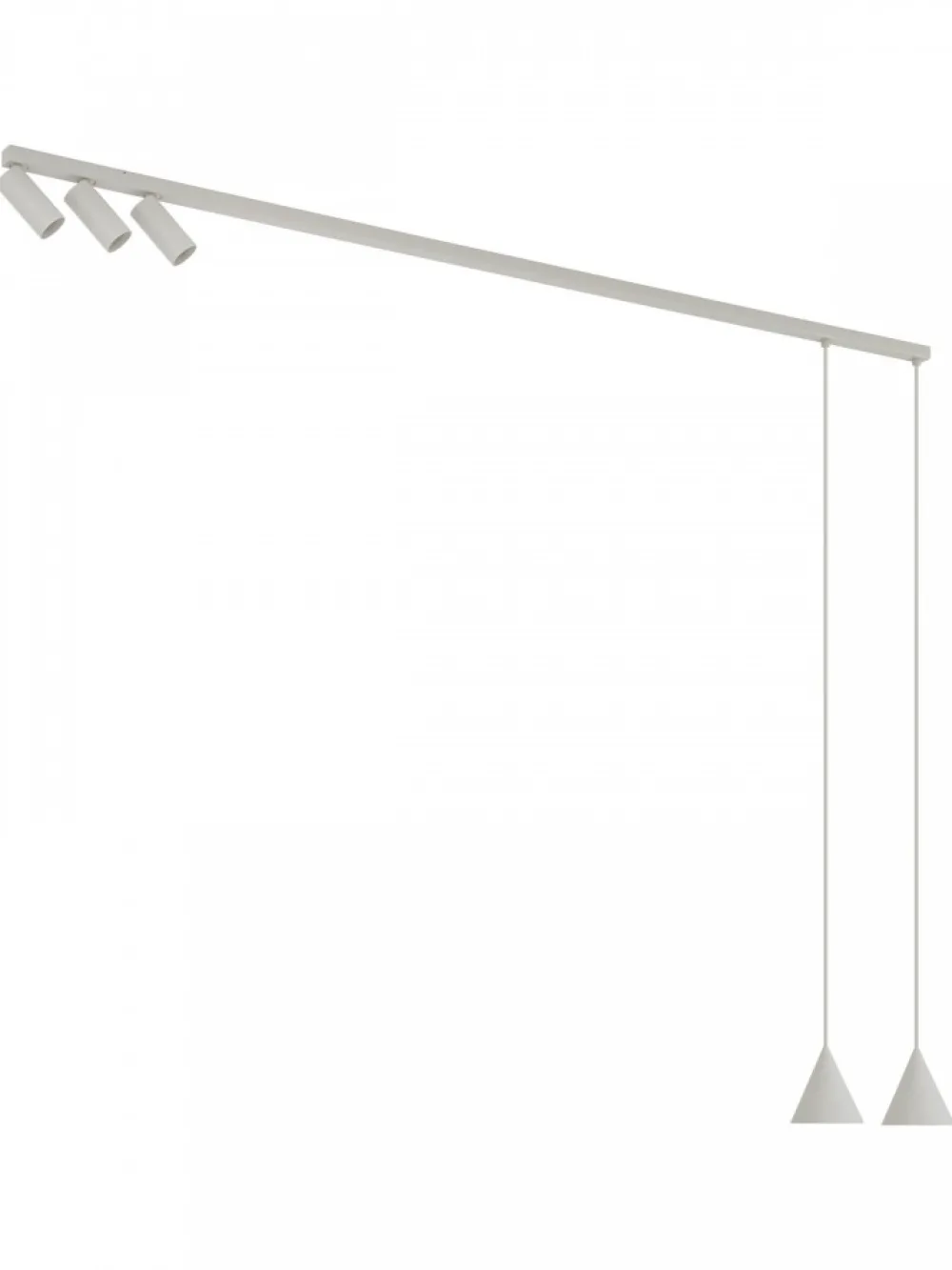 Lampa sufitowa FOURTY szara 5xGU10 * Nowodvorski New