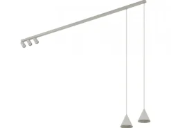 Lampa sufitowa FOURTY szara 5xGU10 * Nowodvorski New